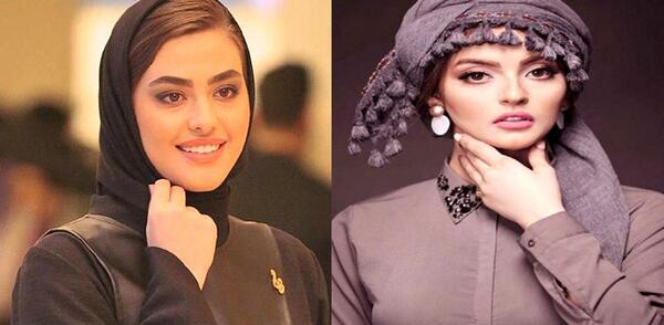 عکس نیلوفر پارسا با خواهرش