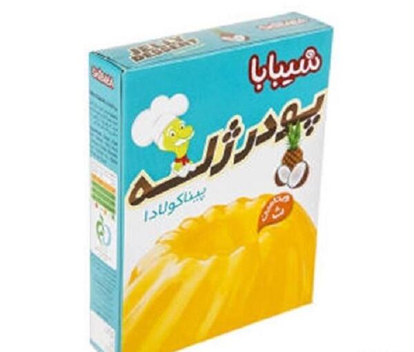 عکس پودر ژله شیبابا