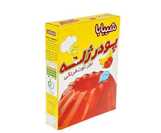 عکس پودر ژله شیبابا