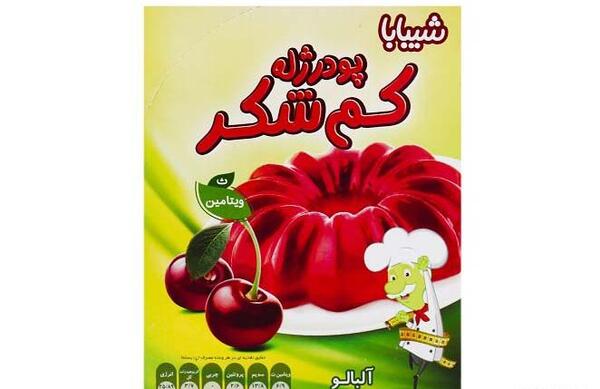 عکس پودر ژله شیبابا