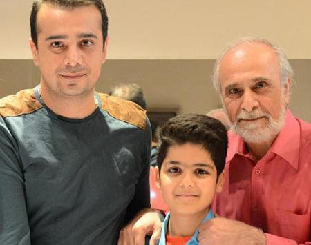 عکس پدر و برادر کمند امیر سلیمانی