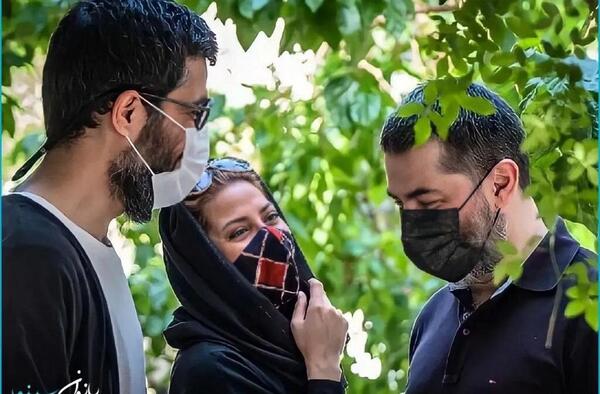 عکس پارسا پیروزفر و طناز طباطبایی