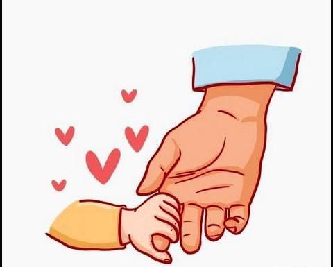 عکس نقاشی پدر و دختر