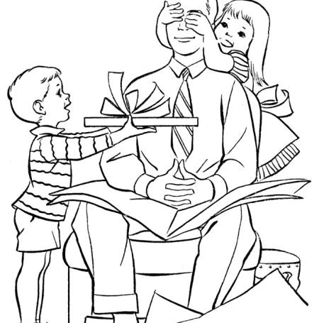 عکس نقاشی پدر ساده