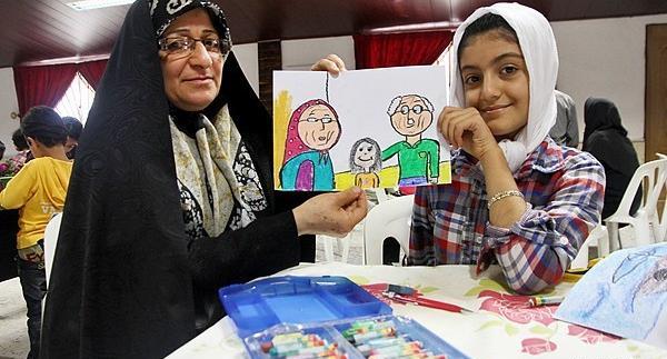 عکس پدربزرگ نقاشی
