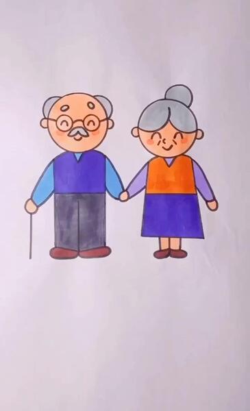 عکس پدربزرگ نقاشی