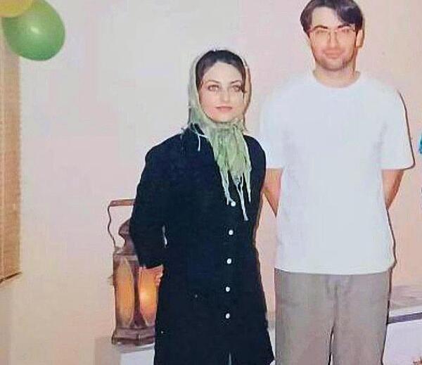 عکس پارسا پیروز فر با همسرش