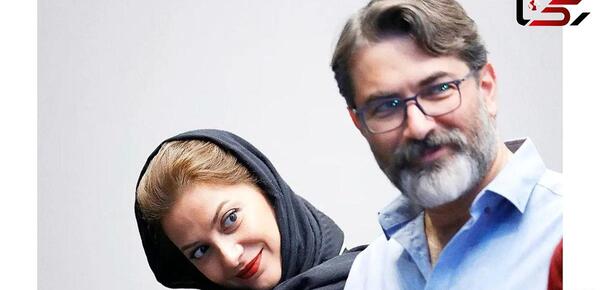 عکس بازیگر پارسا پیروزفر و همسرش