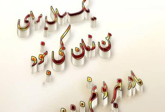 عکس یک سال گذشت پدر