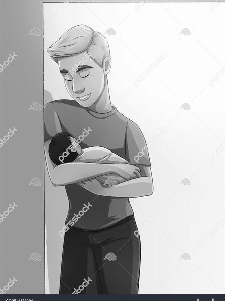 عکس نقاشی پدر و پسر