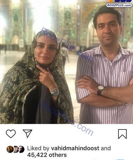 عکس پدر و مادر لیندا کیانی
