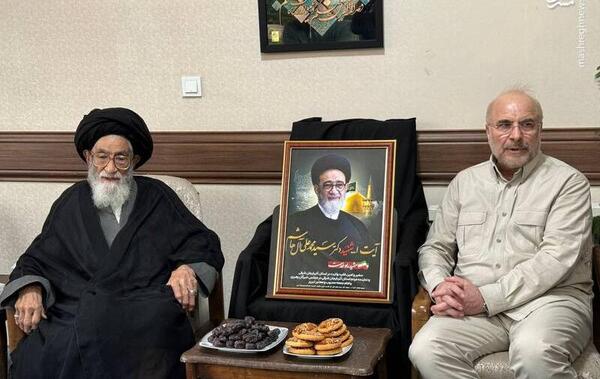 عکس پدر مادر قالیباف