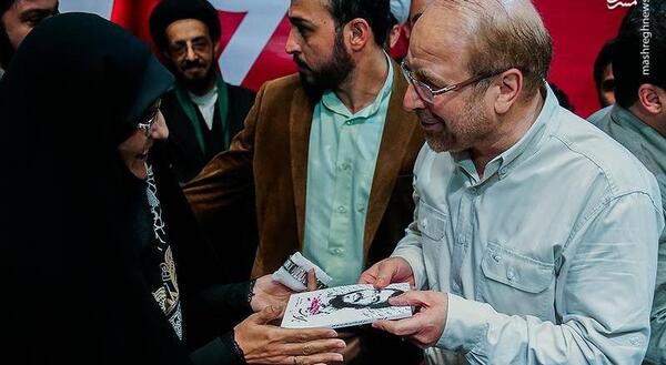 عکس پدر مادر قالیباف