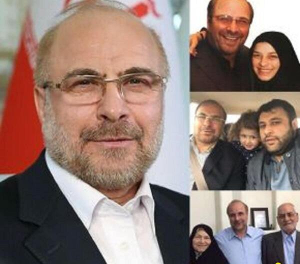 عکس پدر مادر قالیباف