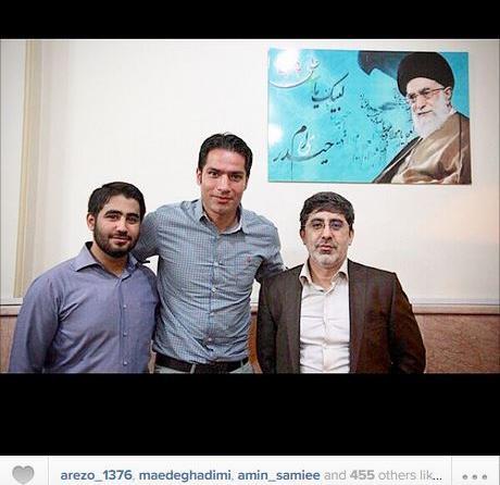 عکس پدر حسین طاهری