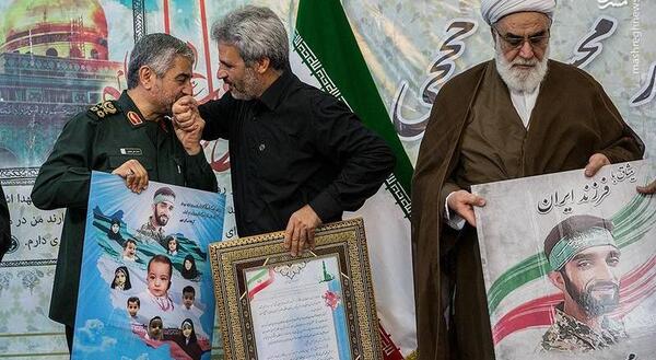 عکس پدر شهید حججی