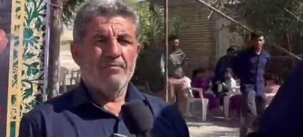 عکس پدر شهید حمزه جهاندیده