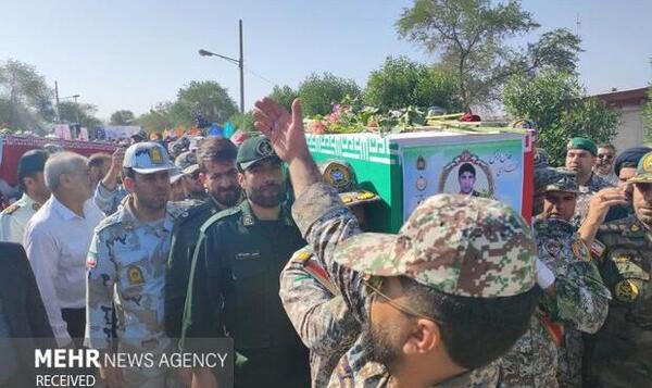 عکس پدر شهید حمزه جهاندیده