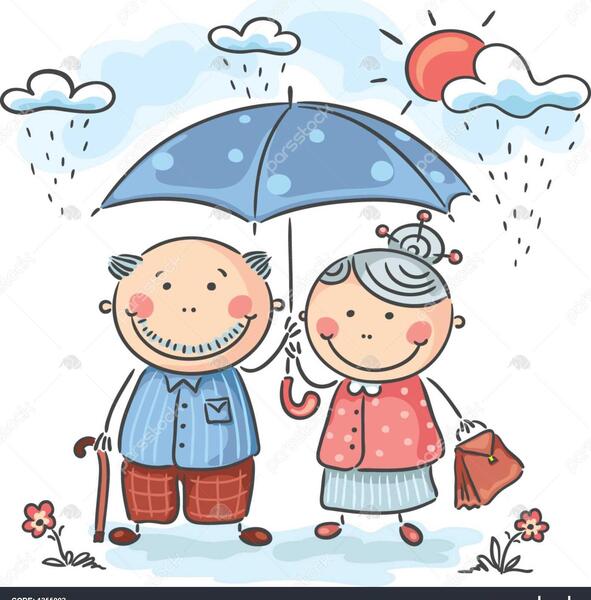 عکس نقاشی صورت پدربزرگ