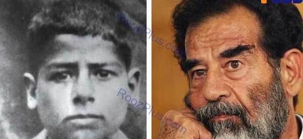 عکس پدر و مادر صدام
