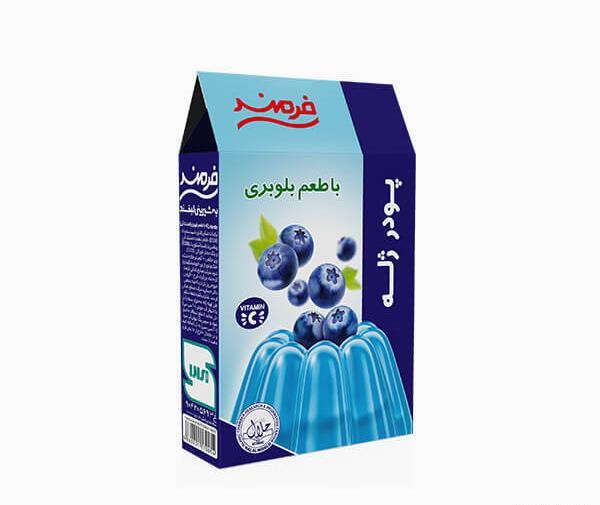 عکس پودر ژله بلوبری