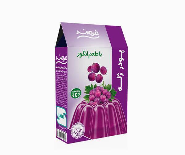 عکس پودر ژله بلوبری