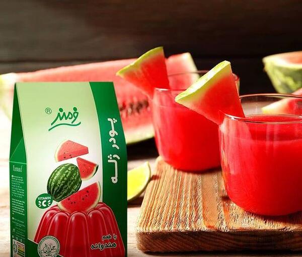 عکس پودر ژله هندوانه