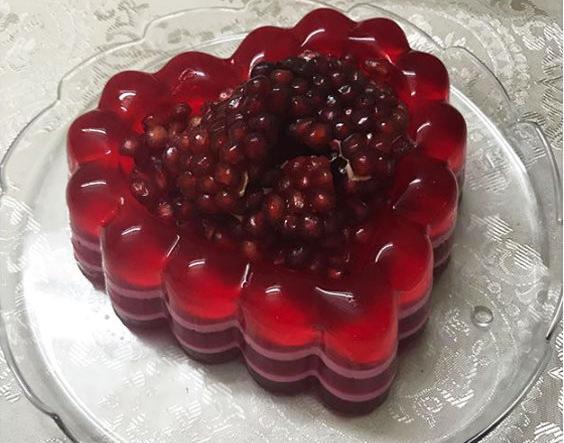 عکس پودر ژله انار