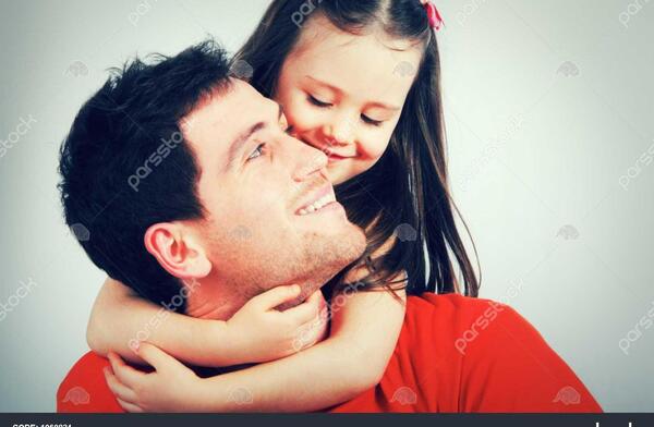 عکس زیبای پدر و دختری