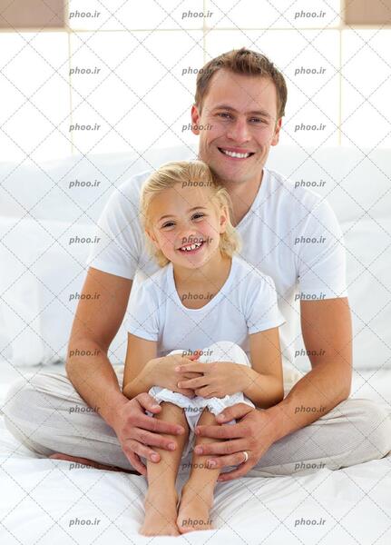 عکس زیبای پدر و دختری