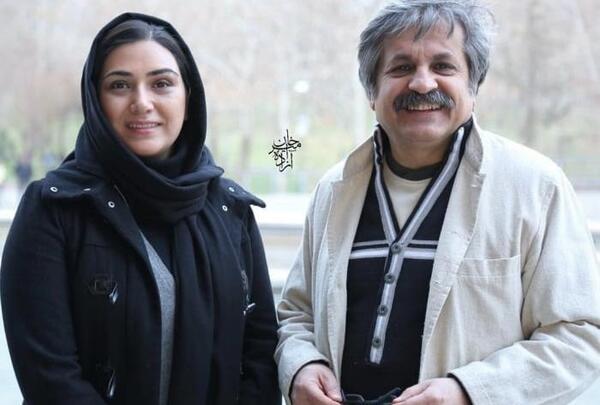 عکس پدر و مادر باران کوثری