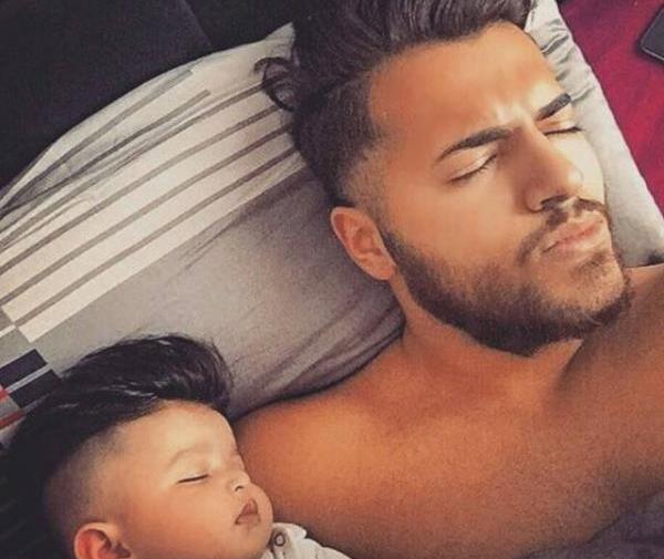 عکس پدر پسری بدون متن