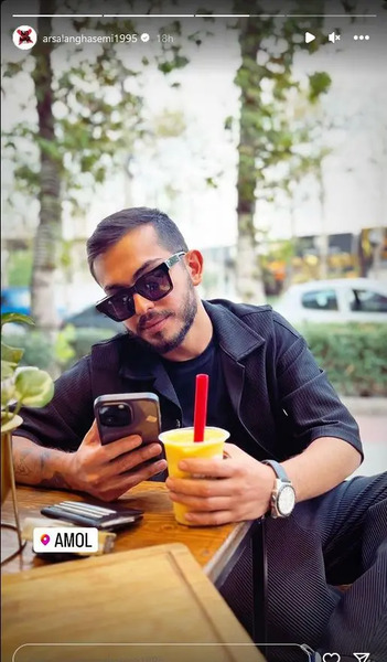 عکس پدر و مادر ارسلان کاشی