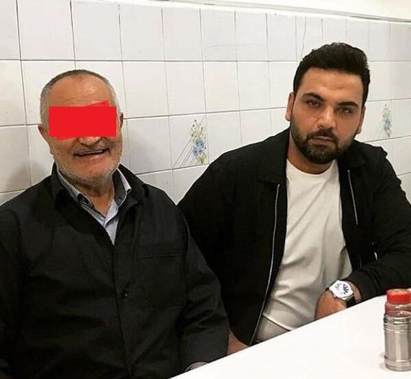 عکس حسین علیخانی پدر احسان علیخانی