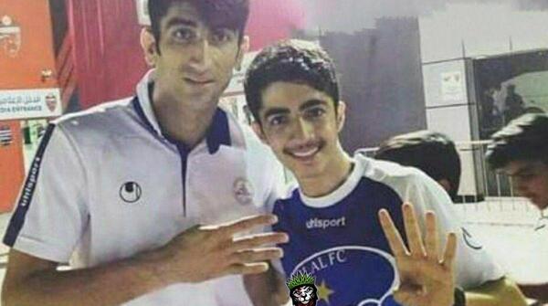 عکس بیرانوند در استقلال