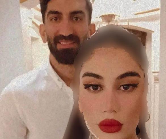 عکس بیرانوند و زنش