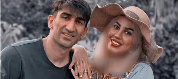عکس بیرانوند و زنش