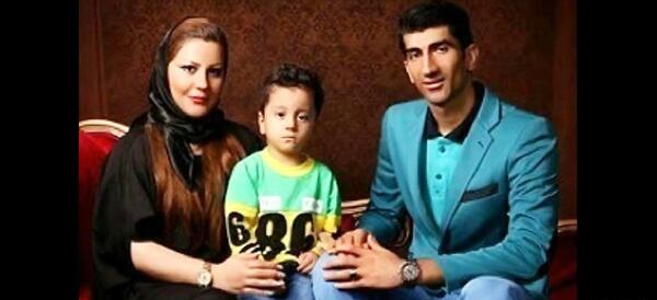 عکس بیرانوند و زنش