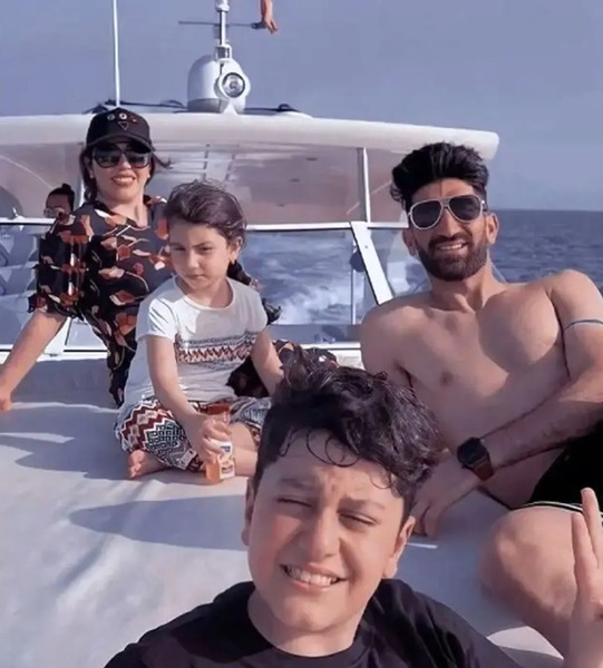 عکس بیرانوند و زنش