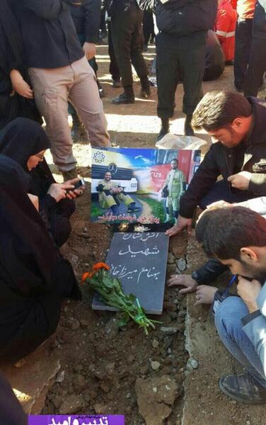 عکس قبر شهید بهنام محمدی