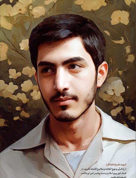 عکس نقاشی شهید بهنام محمدی