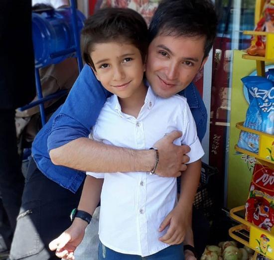 عکس بازیگر شهنام شهابی و همسرش