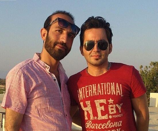 عکس بازیگر شهنام شهابی و همسرش