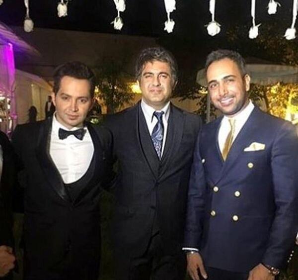 عکس عروسی شهنام شهابی و همسرش