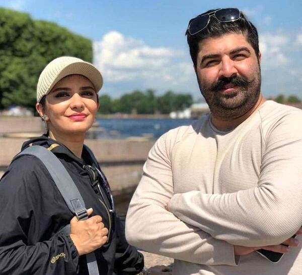 عکس خواننده بهنام بانی با همسرش