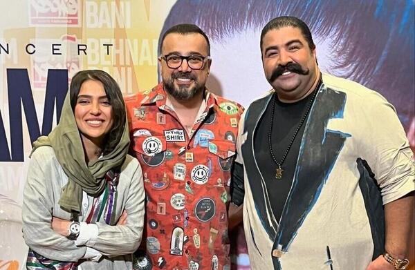 عکس جدید بهنام بانی بدون سبیل