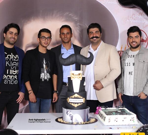 عکس جدید بهنام بانی بدون سبیل