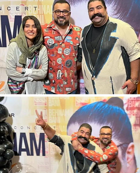 عکس عروسی بهنام بانی و همسرش