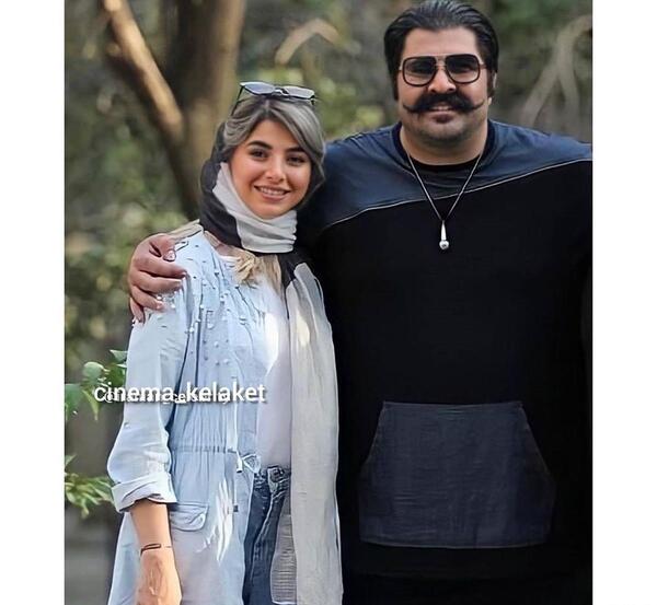 عکس عروسی بهنام بانی و همسرش