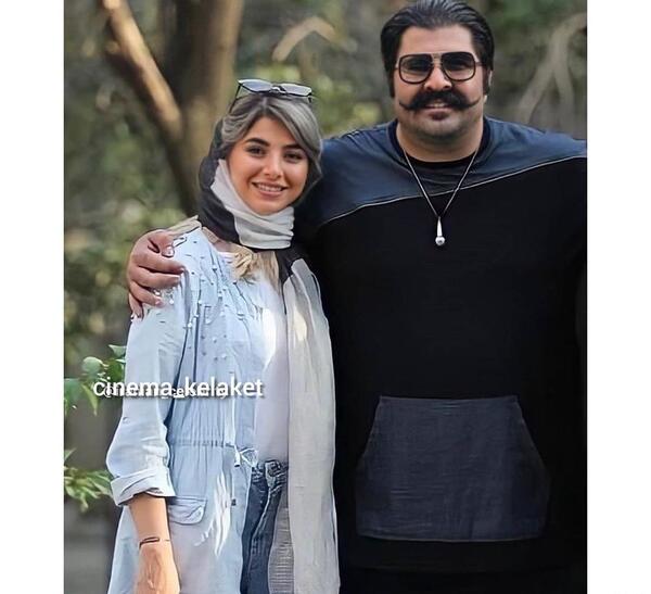 عکس بهنام بانی با مادرش